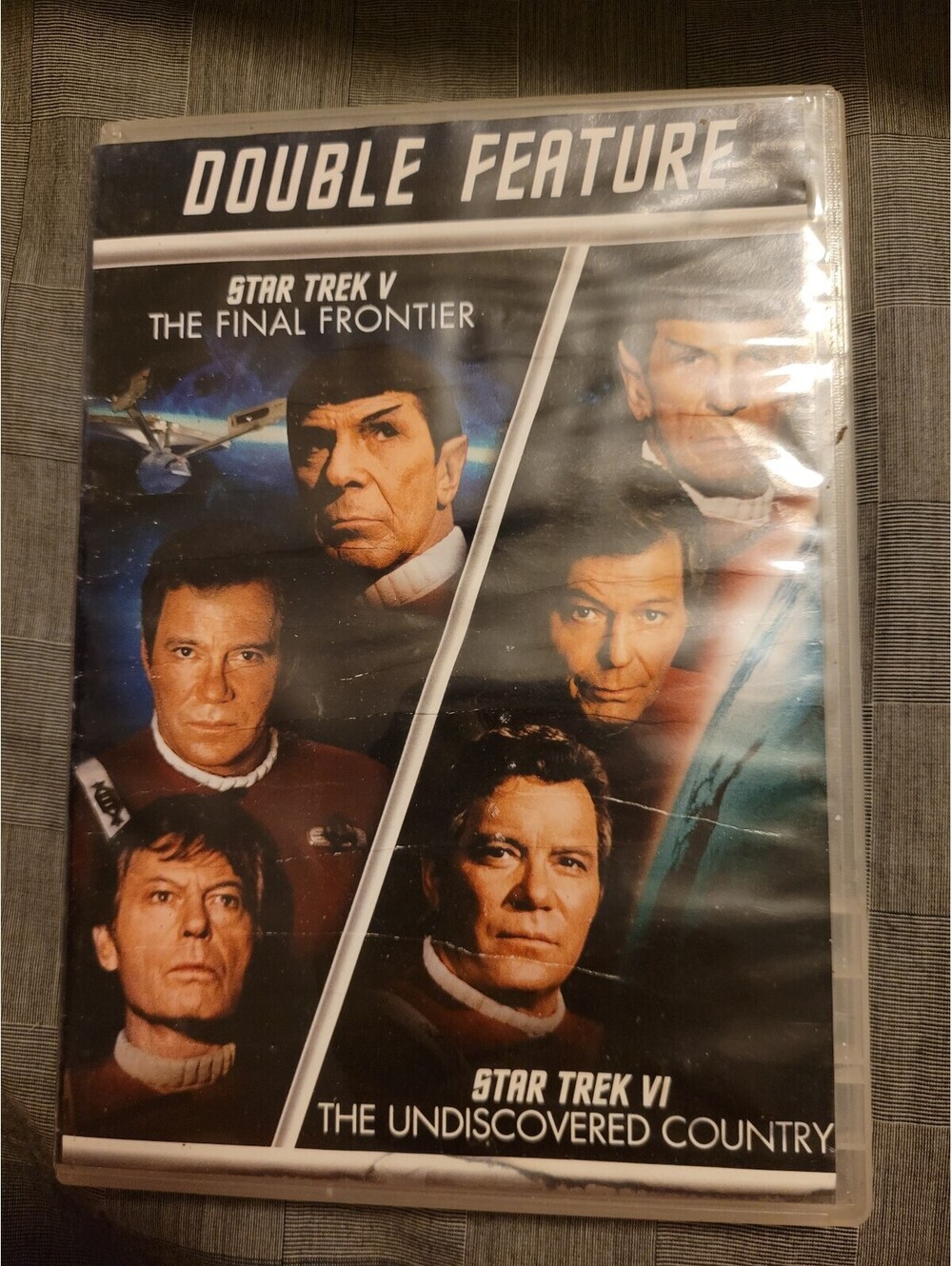 Star Trek feature DVD Star Trek V & VI The Final Frontier Undiscovered Country